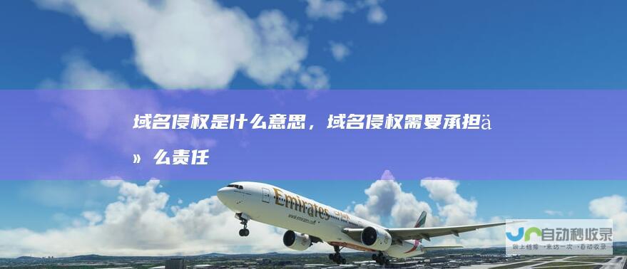 域名侵权是什么意思，域名侵权需要承担什么责任